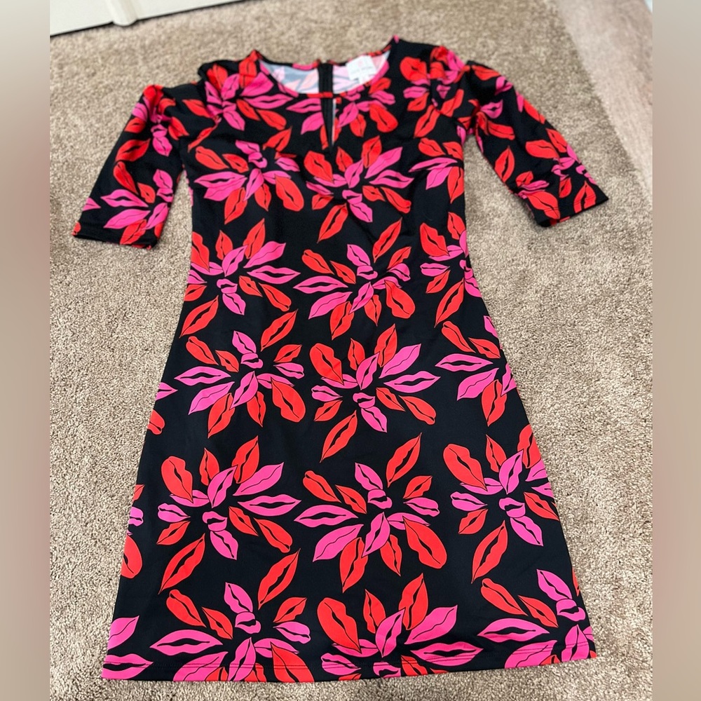 julie brown lips dress